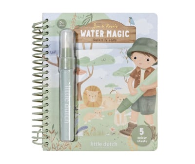 Libro Mágico Aqua para Colorear Jim Safari Friends