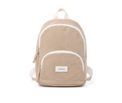 Mochila Infantil Romane Taupe Personalizable