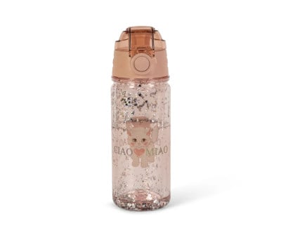 Botella de Plástico Glitter Ciao Miao 350ml