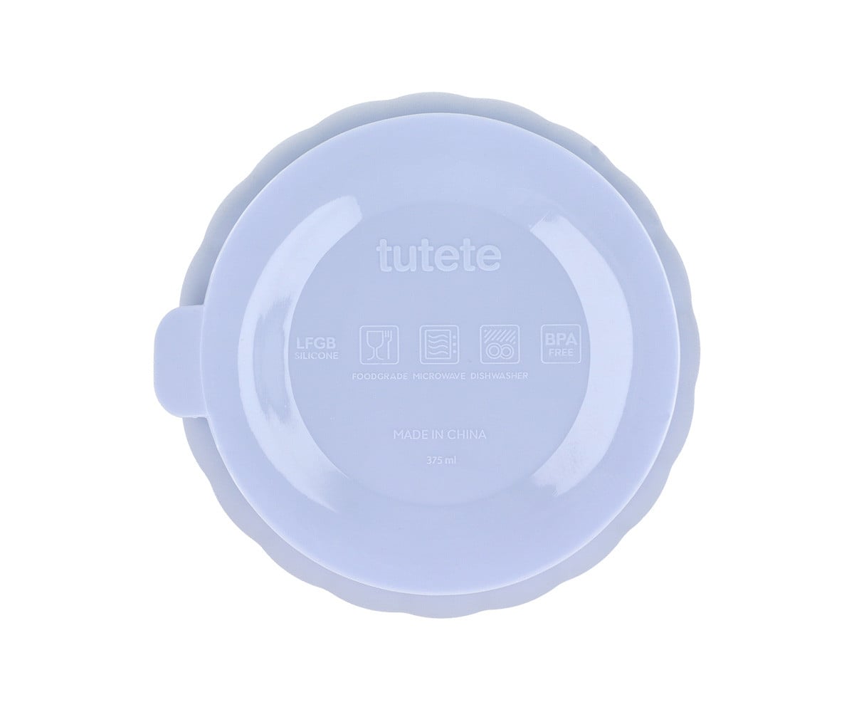 Bowl cerâmica com base de silicone antiderrapante Powder Blue