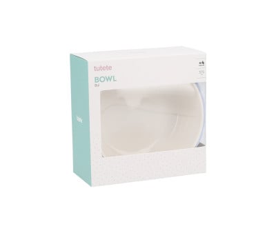 Bowl cerâmica com base de silicone antiderrapante Powder Blue