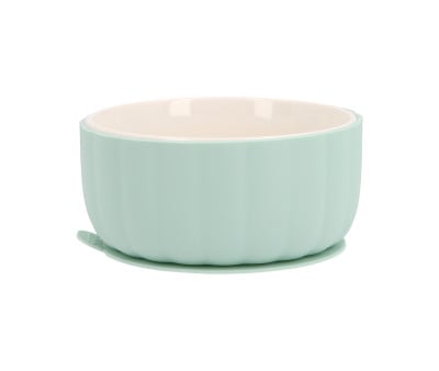 Bol de Cerámica con Base de Silicona Antideslizante Sage