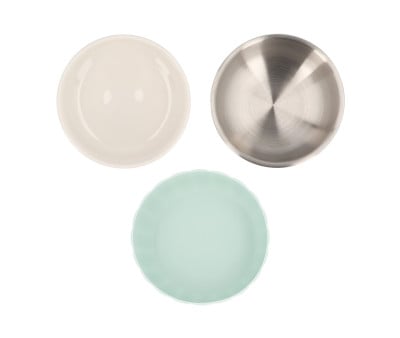 Bowl cerâmica com base de silicone antiderrapante Sage