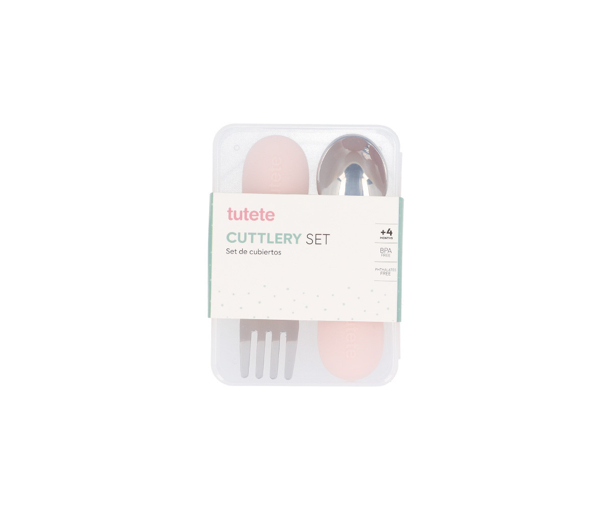 Couverts d\'Apprentissage Nude Rose