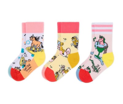 Pack 3 Paia di Calzini Unicorn