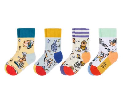Pack 4 Paia di Calzini Game On