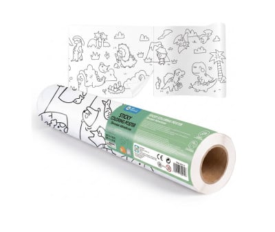 Papel de Dibujo Adhesivo Dinosaur Adventures