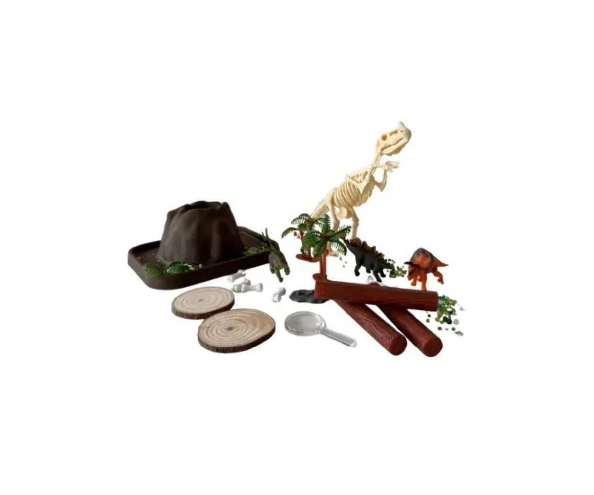 Kit sensorial com bandeja Dino