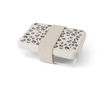 Lancheira de vidro MB Pure Leopard PYREX 